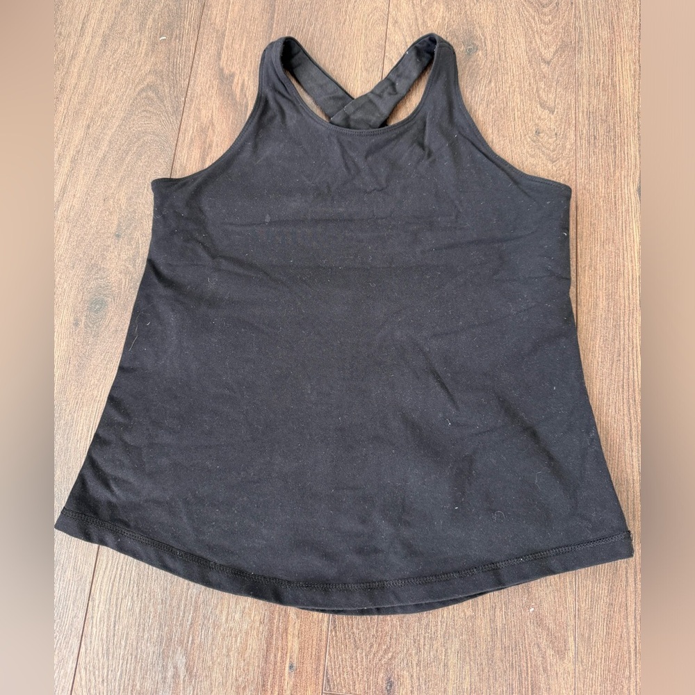 Vintage Lululemon cross back tank with built in bra